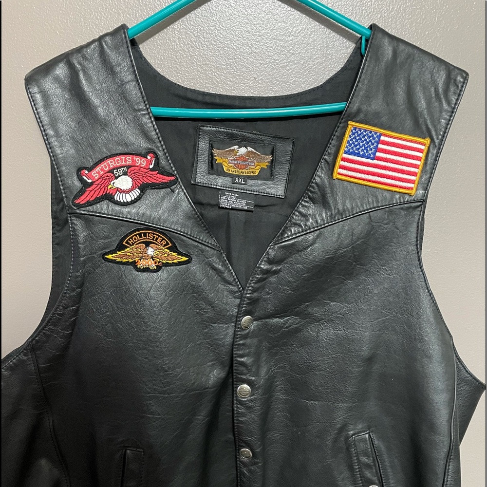 Harley-Davidson leather vest